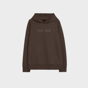 Brown BRIAR UNISEX COTTON HOODIE