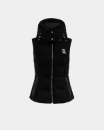 CASSIDY WOMEN'S KNIT VEST WITH REMOVABLE HOOD