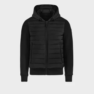 DEE MEN'S MATTE NEOPRENE & LIGHT DOWN JACKET