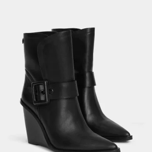 HAIFA WOMEN'S HEELED LEATHER BOOTS