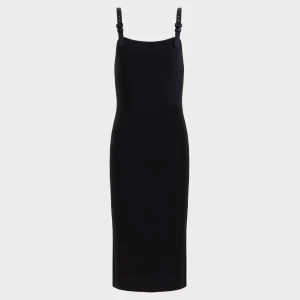 LAURENS WOMEN'S MIDI DRESS WITH STRAP DETAIL