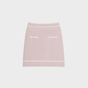 Pink NAPA WOMEN'S KNIT MINI SKIRT
