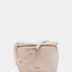 Pink FANIA WOMEN'S LEATHER CROSSBODY BAG